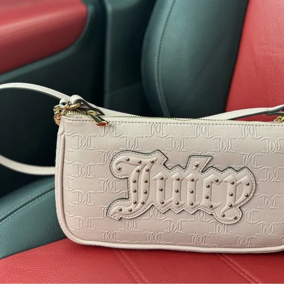 Juicy Couture Blush Crossbody Bag with Chain - Picture 2 of 4